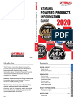 Catalogo de Bolsillo Yamaha 2020