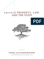 Private Property, Law, and The State - Daniel Alexander Brackins