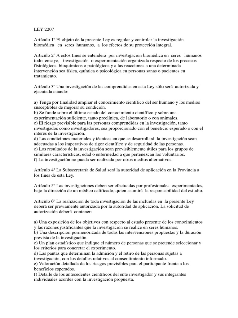 Ley 3 2207