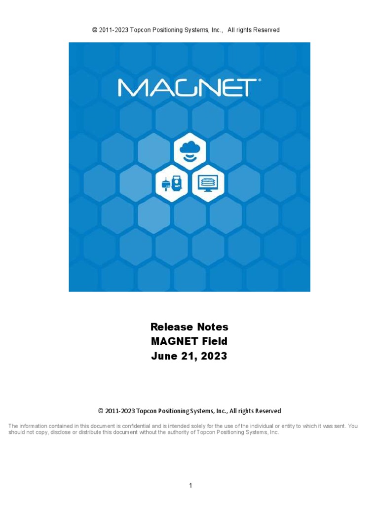 Field v8.0 Release Notes PDF Contour Line Backup