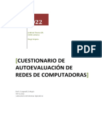 Cuestionario de Autoevaluación de Redes de Computadoras