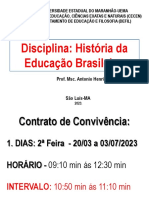 1 Aula História Da Educação Brasileira - Enviar para Os Alunos - 20-03-2023