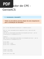 Gerenciador de Cpe Genieacs