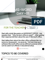 Day-13-Ms Word