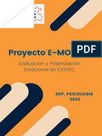 Documento A4 Propuesta de Proyecto Negocio Empresa Atrevido Moderno Profesional Naranja Azul