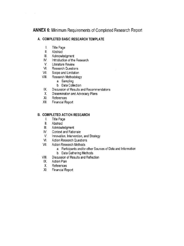 Action Research Template | PDF