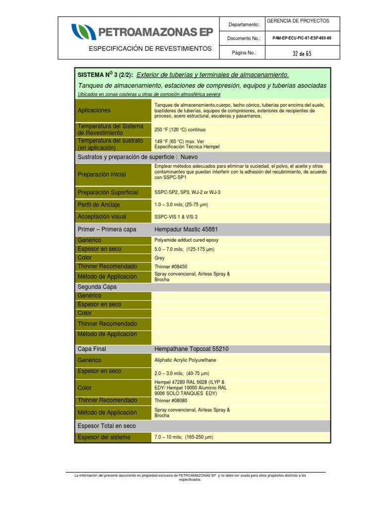 Sistema no 3 2 2 pdf revestimiento sustancias qu micas