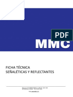 Fichas Técnicas Señaléticas y Reflectantes