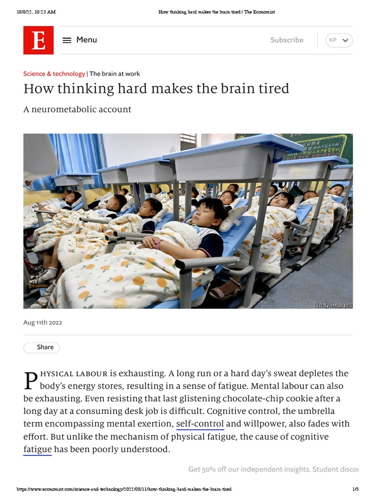 How Hard Thinking Rewires the Brain | PDF