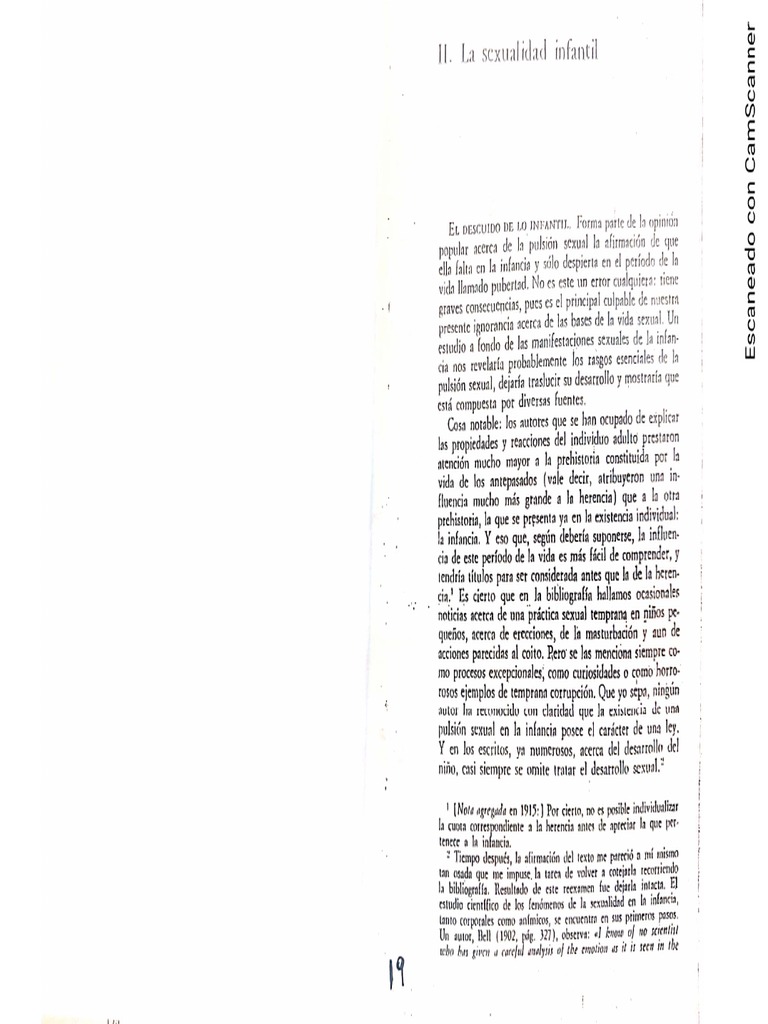 Tres Ensayos. La Sexualidad Infantil Freud PDF