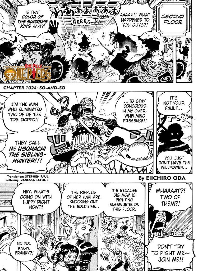 One Piece Chapter 1024 | PDF