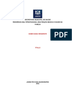 Modelo Pré-Projeto - PESQUISA QUANTITATIVA