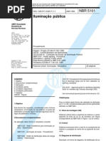 NBR 05101 NB 429 - Iluminacao Publica