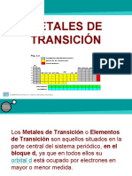 Metales de Transición 2019 HOY