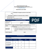 SITXFSA001 Student Assessment Tasks - Updated