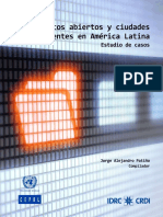 Datos Abiertos y Ciudades Inteligentes en America Latina