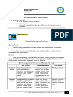 First Semester - SEPTEMBER 24, 2021: Fish and Other Marine Products