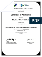 Certificate Picpa