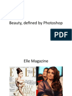 Beauty Defined by Photoshop