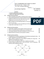 Darshan Institute of Engineering and Technology, Rajkot Mid Semester Exam - I (August, 2019) B.E. Sem.-V