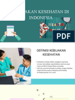 Kebijakan Kesehatan Di Indonesia