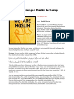 Lima Pola Hubungan Muslim Terhadap Islam
