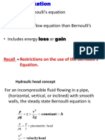 3 - Fluid - Energy Equation and Applications of The Bernoulli's Equation - 2020 - 22