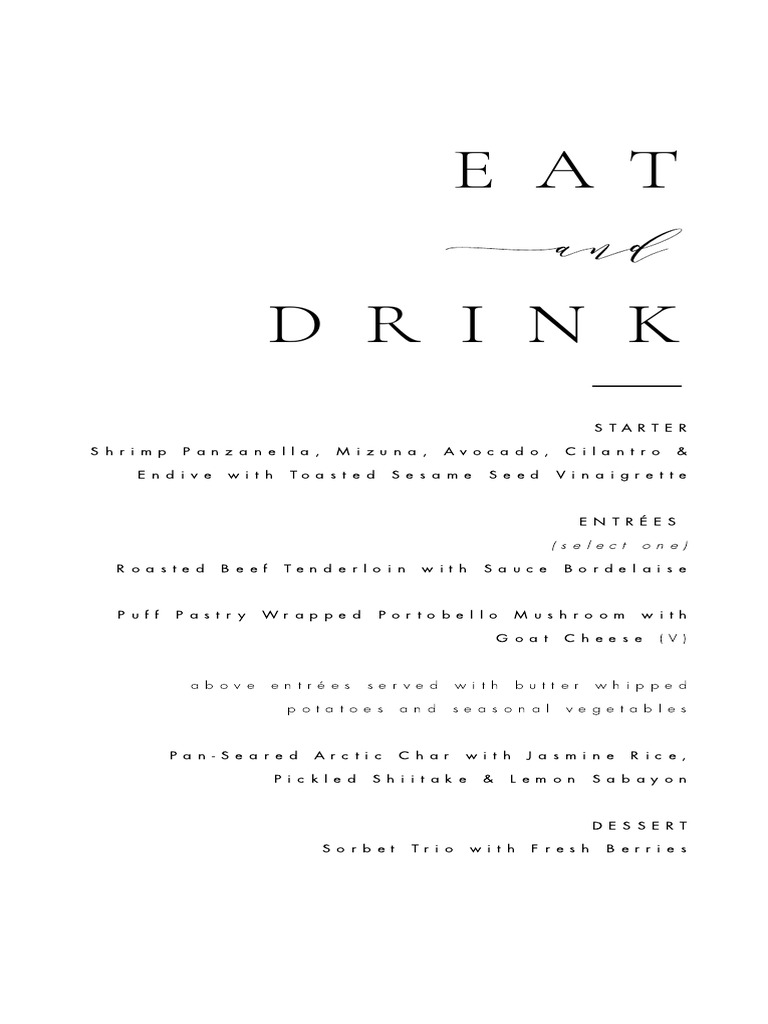 Food Menu | PDF