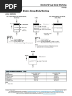 Diodes Group Body Marking