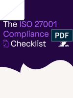 ISO27001 Compliance Checklist