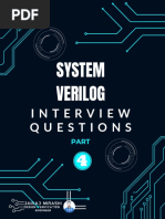 SystemVerilog Interview Questions PART-4