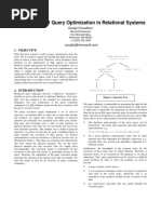 An Overview of Query Optimization in Relation Systems