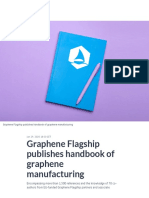 Graphene Flagship Publishes Handbook of Graphene Manufacturing