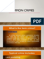 Common Crimes