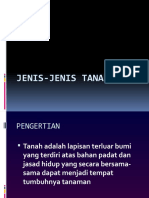 JENIS-JENIS TANAH