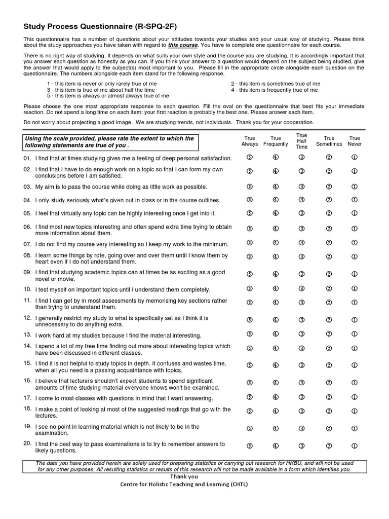 Spq questionnaire pdf questionnaire cognitive science