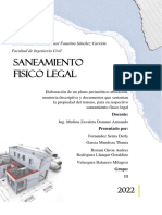 Saneamiento Físico Legal - Grupo N°03