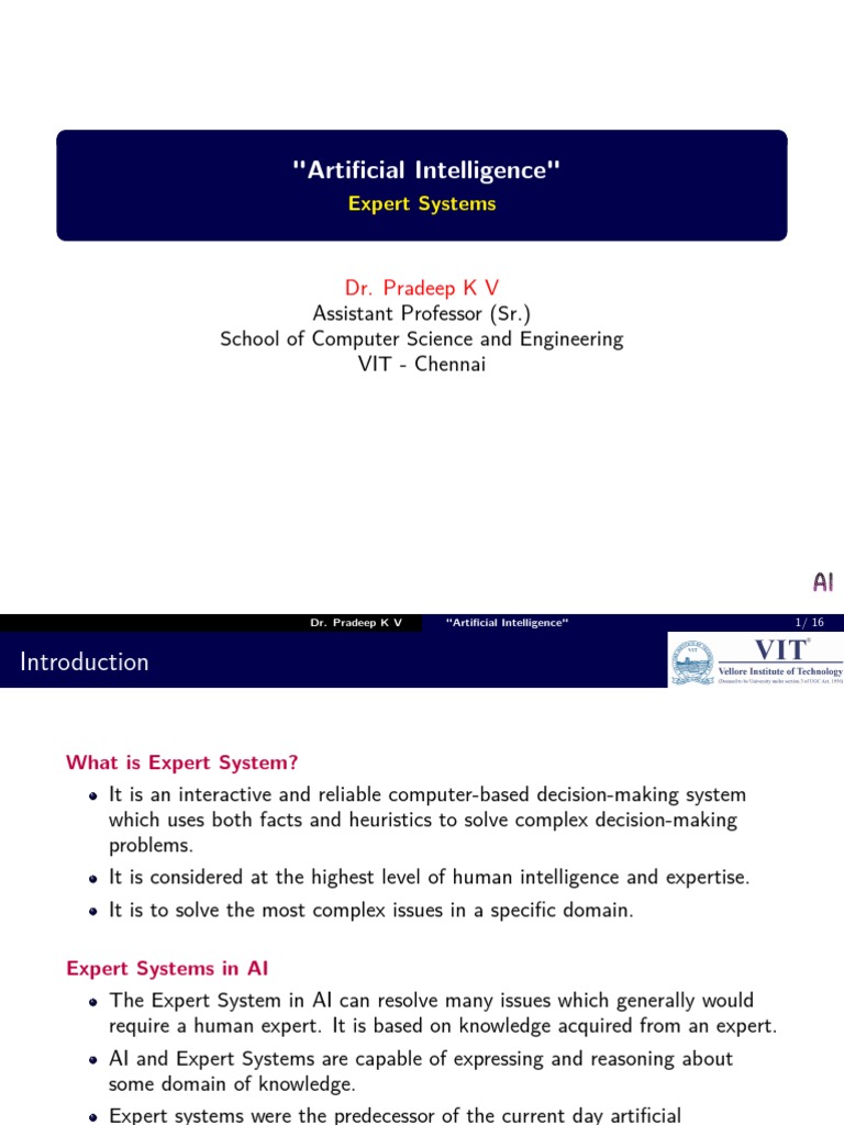 7 - Expert Systems | PDF