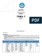 Silabus K13 Kelas 5 Tema 7