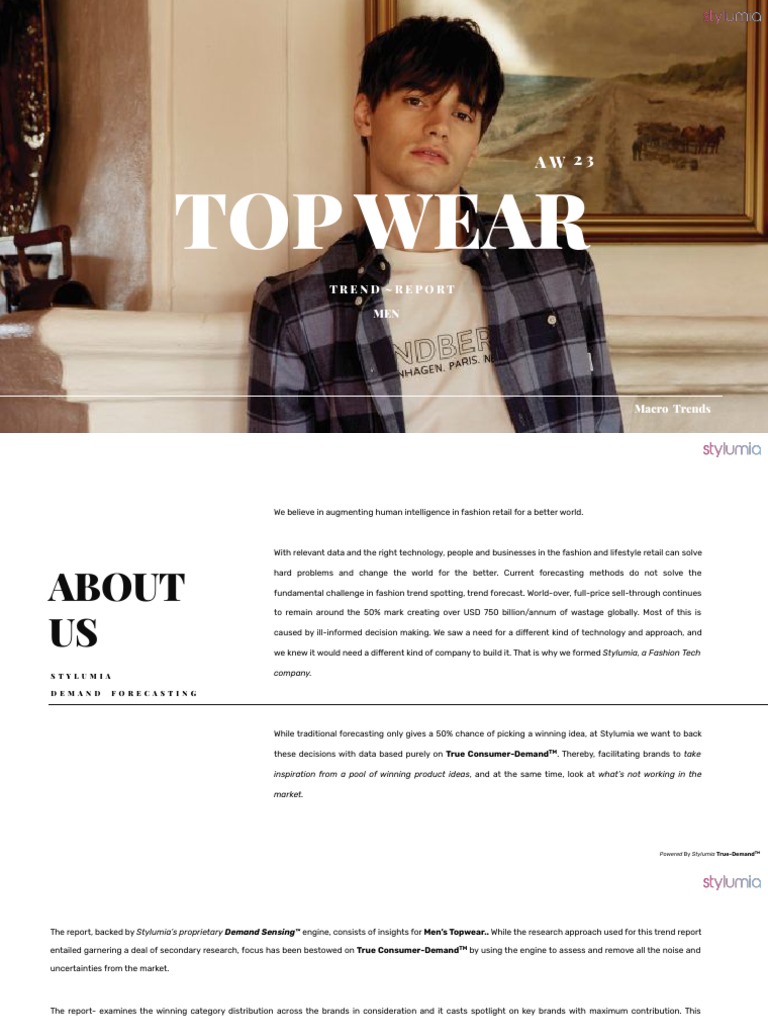 Mens Topwear Trend Report | PDF | T Shirt | Fashion