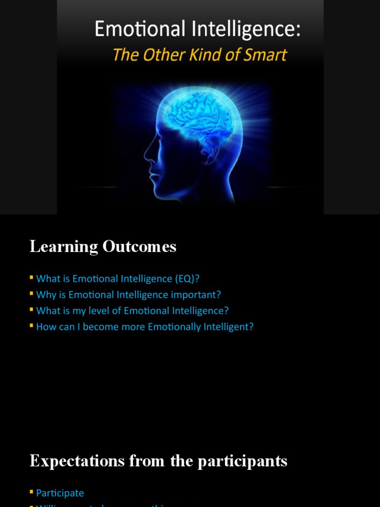 Emotional Intelligence Pdf Handout