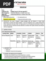 Sample Session Plan For CCS NCII