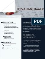 Jeevanantham.R: Education