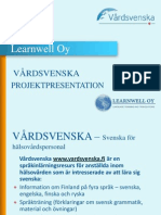 Vardvenska Project Presentation in Swedish