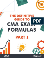 CMA Part 1 Formula Guide - CMA Exam Academy