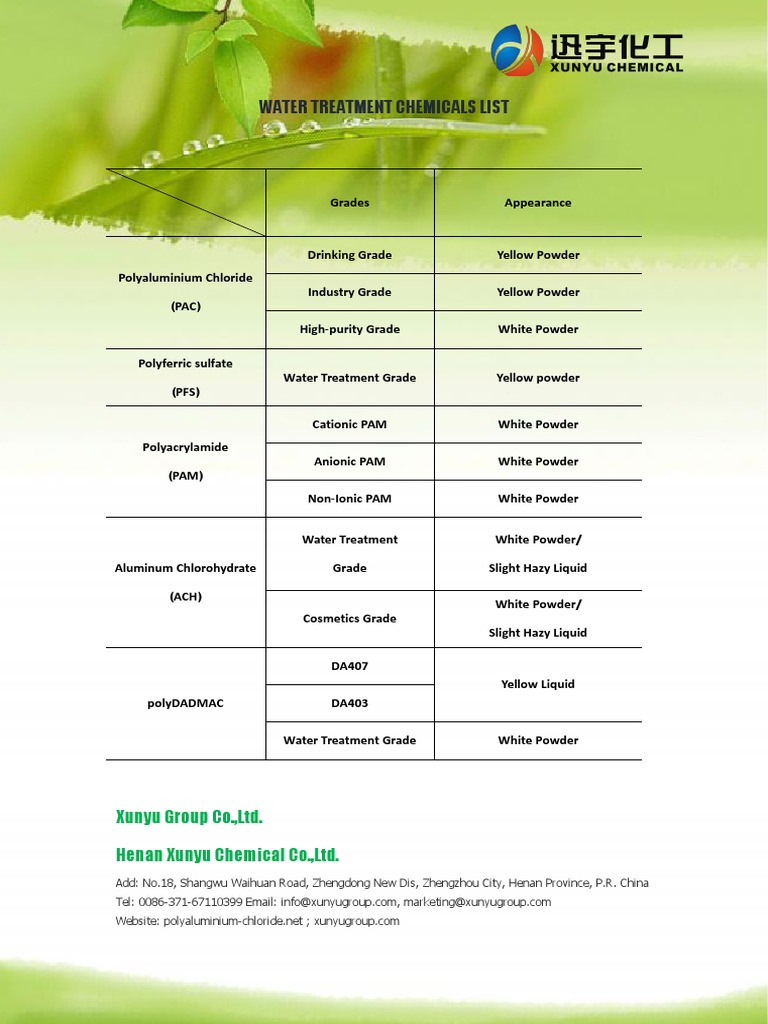 water-treatment-chemicals-list-pdf