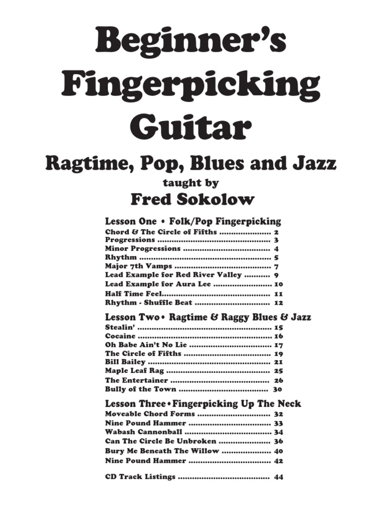 Apprendre le Ragtime à la Guitare | PDF | Arts du spectacle | Musique folk