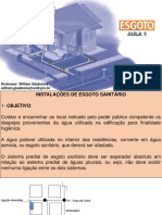 Instalações Hidráulicas - Aula 01