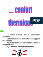 Le Confort Thermique