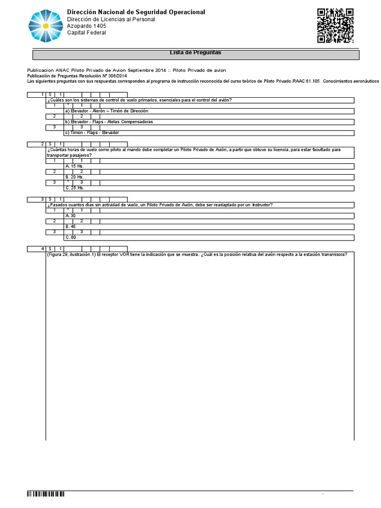 Preguntas segun raac 61 105 1 pdf